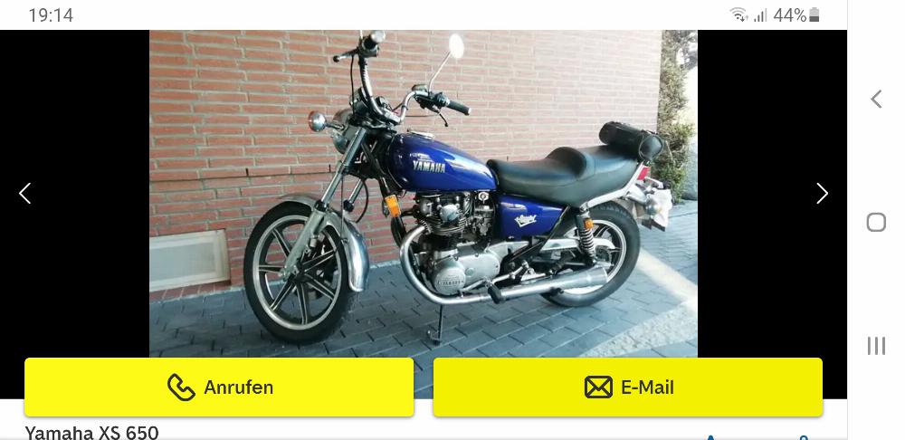 Motorrad verkaufen Yamaha Xs 650 se Ankauf